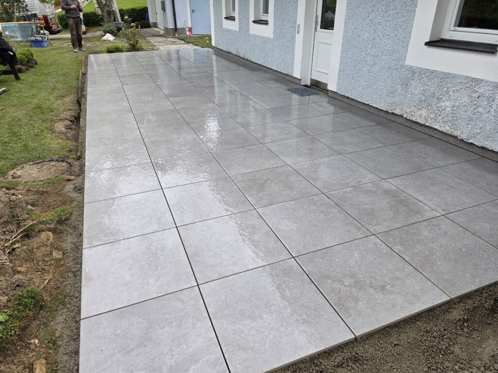 Easy Pflasterungen Keramikplatten Verlegung11